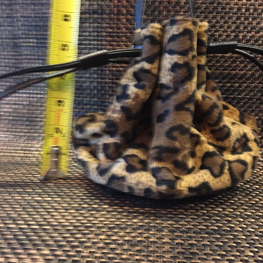 CLOSEOUT Mini Leopard Hobo Boho Purse - Picture 3 of 8